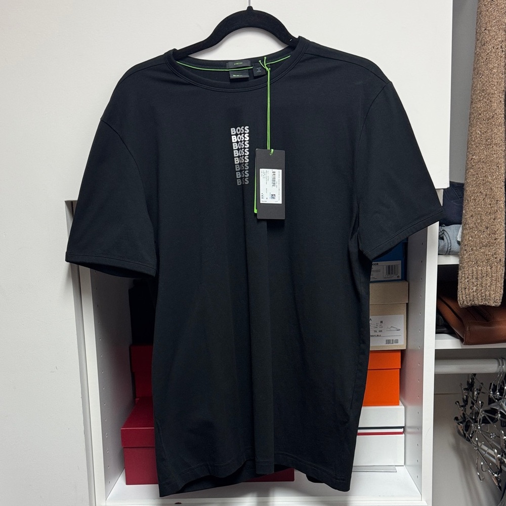 Hugo Boss Men's Black Short Sleeve Tee